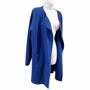 NWT J.Crew Juliette Knit Collarless Blazer Sweater Jacket Merino size Large